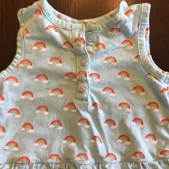 Carters Rainbow One Piece with Ruffle - Picture 6 of 6